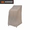 Modern Leisure Garrison Stackable/High Back Bar Chair Cover, Waterproof, 27 in. L x 27 in. W x 49 in. H, Sandstone 3076 - alternate 1